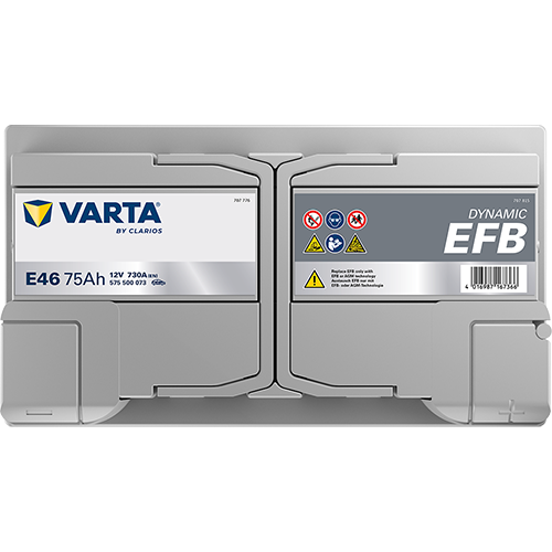 Varta Dynamic EFB 575500073 EFB-70 730CCA 75Ah