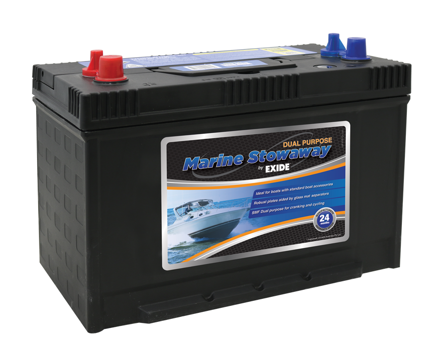 Exide Batteries Stowaway MSDP31 Marine Battery