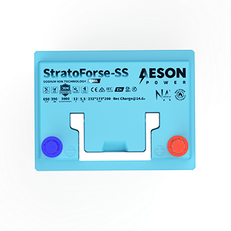 AESON StratoForse-SS | Q85 | Sodium Ion Stop Start Vehicle Battery | 12V 650CCA 33AH