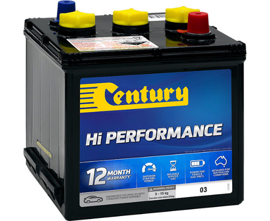 Century 03 Hi Performance Battery | 270CCA 65AH 6 Volt