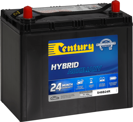 Century S46B24R Hybrid Auxiliary Battery | 325CCA 45AH