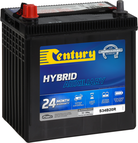 Century S34B20R Hybrid Auxiliary Battery | 270CCA 27AH
