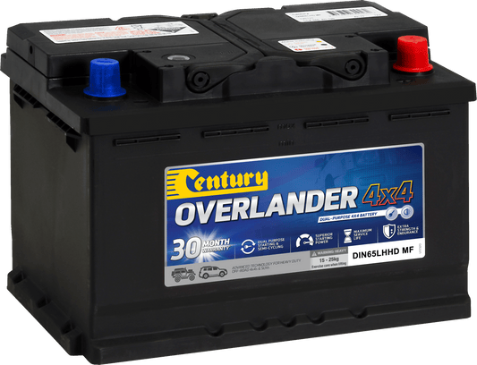 Century DIN65LHHD MF Overlander 4x4 Battery | 650CCA 70AH