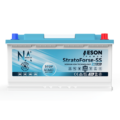AESON StratoForse-SS | H8/LN5 | Sodium Ion Stop Start Vehicle Battery | 12V 850CCA 49AH