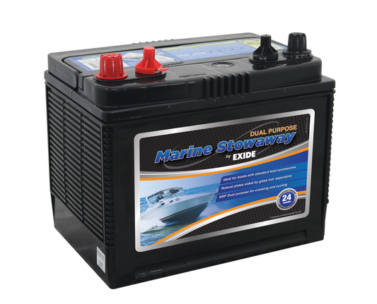 Exide Batteries Stowaway MSDP24 Marine Battery