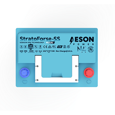 AESON StratoForse-SS | H5/LN2 | Sodium Ion Stop Start Vehicle Battery | 12V 650CCA 33AH