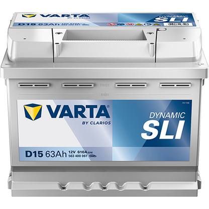 Varta Dynamic SLI 563400061 D15 H5/L2 610CCA 63Ah