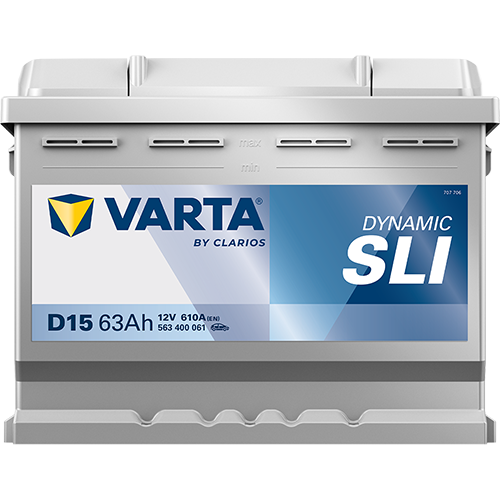 Varta Dynamic SLI 563400061 D15 H5/L2 610CCA 63Ah