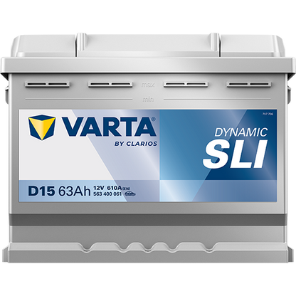 Varta Dynamic SLI 563400061 D15 H5/L2 610CCA 63Ah