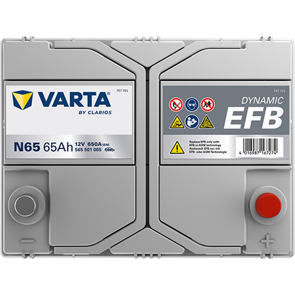 Varta Dynamic EFB 565501065 Q85 650CCA 65Ah