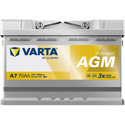 Varta Dynamic AGM 570901076 AGM-70 760CCA 70Ah