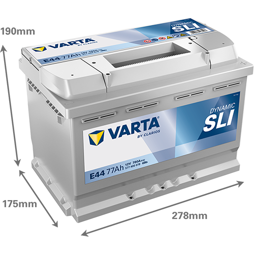 Varta Dynamic SLI 577400078 E44 H6/L3 780CCA 77Ah