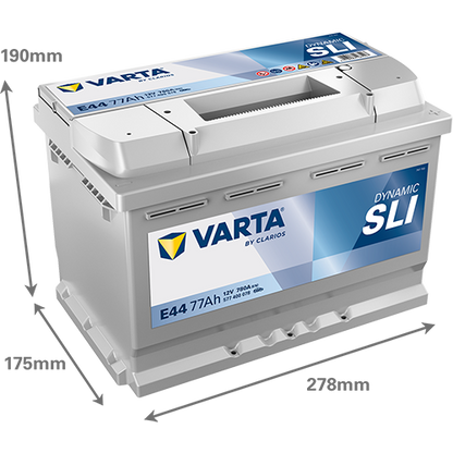 Varta Dynamic SLI 577400078 E44 H6/L3 780CCA 77Ah