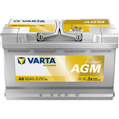 Varta Dynamic AGM 580901080 AGM-80 800CCA 80Ah