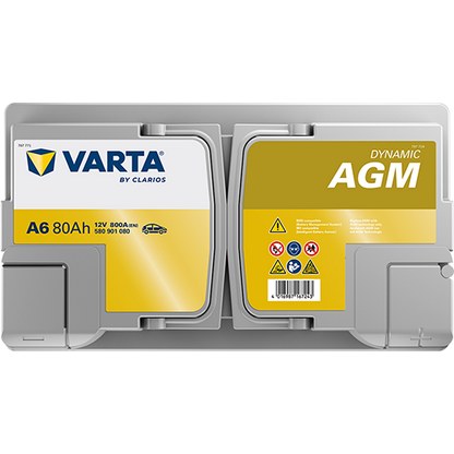 Varta Dynamic AGM 580901080 AGM-80 800CCA 80Ah