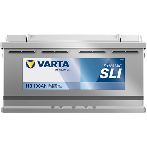 Varta Dynamic SLI 600402083 H3/L5 830CCA 100Ah