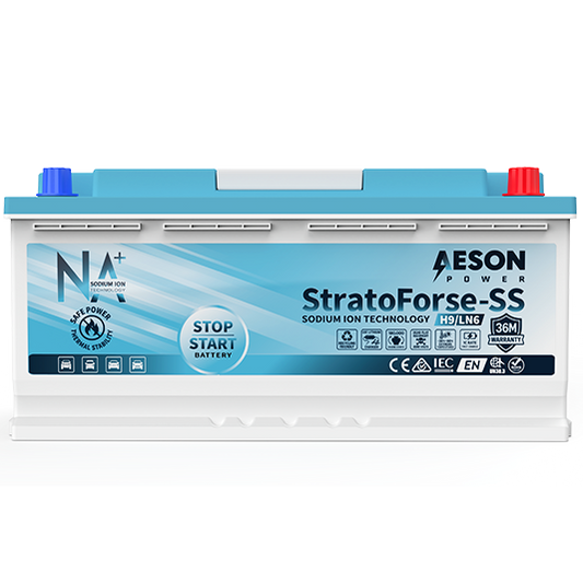 AESON StratoForse-SS | H9/LN6 | Sodium Ion Stop Start Vehicle Battery | 12V 950CCA 60AH