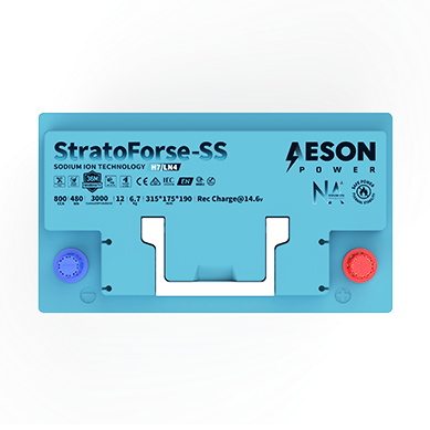AESON StratoForse-SS | H7/LN4 | Sodium Ion Stop Start Vehicle Battery | 12V 800CCA 40AH