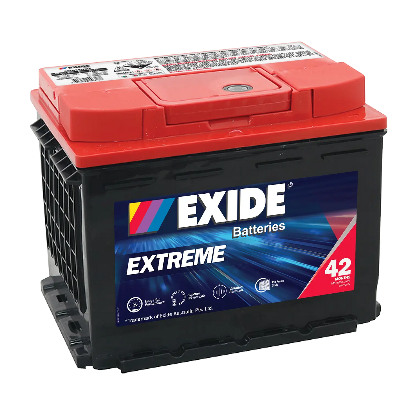 Exide Extreme XDIN55HMF 12 Volt 600CCA 65AH Battery